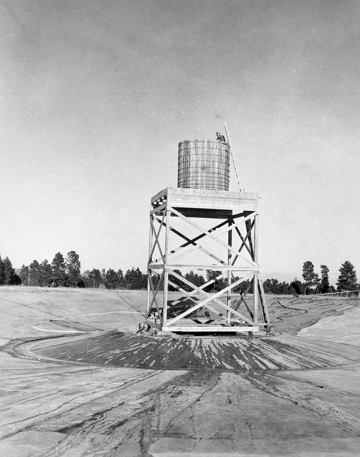 Concrete Bowl and Tower   Made 1979